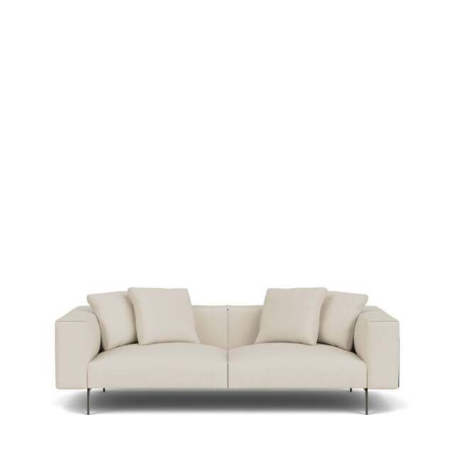 Pelham 3-Seater Sofa - Wool: Feather Grey