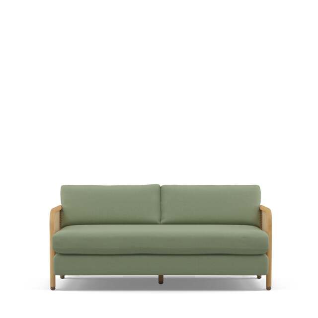 Tamilla 2-Seater Sofa Oak & Sage - image 1