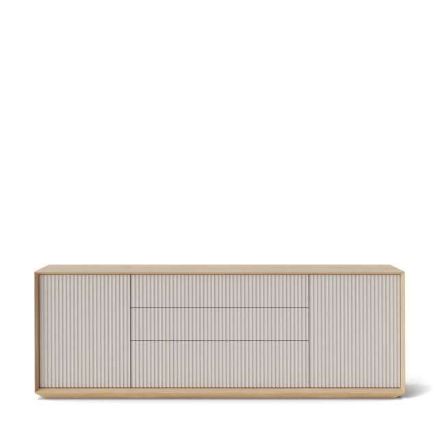 Pillar Sideboard Oak & Stone - image 1