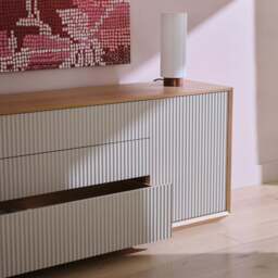Pillar Sideboard Oak & Stone - thumbnail 4