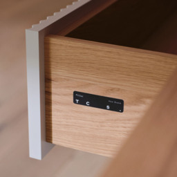 Pillar Sideboard Oak & Stone - thumbnail 3