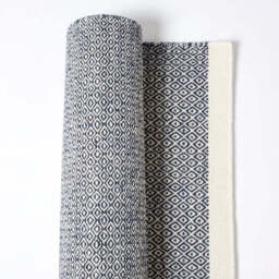 Mini Diamond Kilim Rug Ink 200 x 300cm - thumbnail 4
