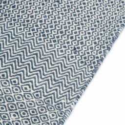 Mini Diamond Kilim Rug Ink 200 x 300cm - thumbnail 3