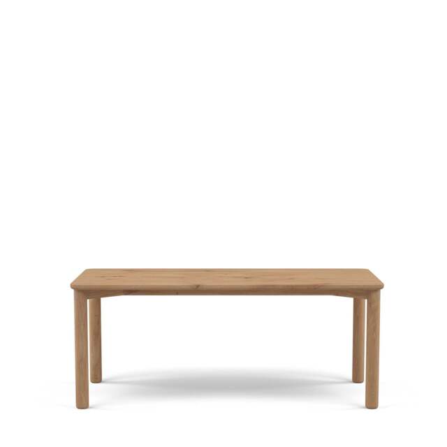 Gather Dining Table Rectangular Oak - Oak: White Oil / 180 x 90cm / Unfilled