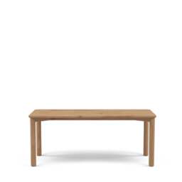 Gather Dining Table Rectangular Oak - Oak: White Oil / 180 x 90cm / Unfilled