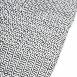 Mini Diamond Kilim Rug Charcoal & Pollen 170 x 240cm - thumbnail 4
