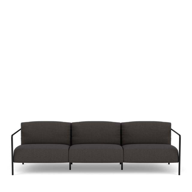 Fold Outdoor 3-Seater Sofa - Bora Bora: Shadow