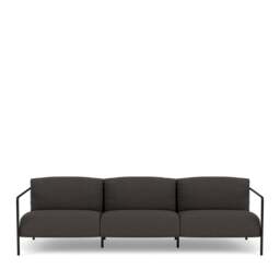 Fold Outdoor 3-Seater Sofa - Bora Bora: Shadow