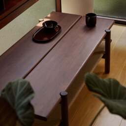 Pagoda Coffee Table Walnut - thumbnail 4