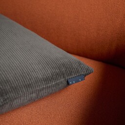 Miller Corduroy Velvet Cushion Cover Bark 40 x 60cm - thumbnail 4