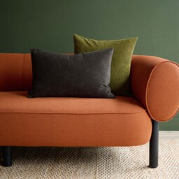 Miller Corduroy Velvet Cushion Cover Bark 40 x 60cm - thumbnail 2