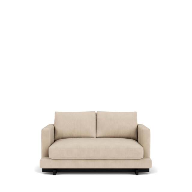 Harper 2-Seater Sofa - Giada Textured Chenille: Almond