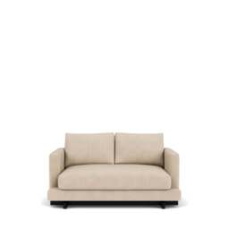 Harper 2-Seater Sofa - Giada Textured Chenille: Almond