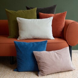 Miller Corduroy Velvet Cushion Cover Petrol 50 x 50cm - thumbnail 5
