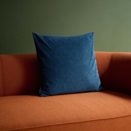 Miller Corduroy Velvet Cushion Cover Petrol 50 x 50cm - thumbnail 3