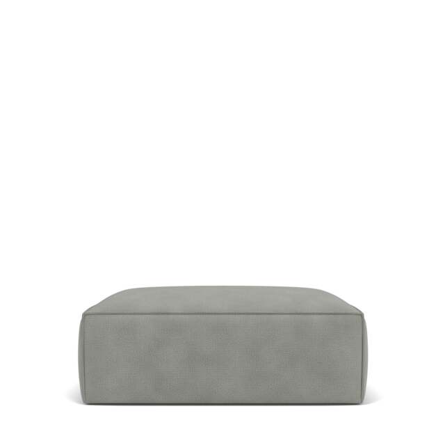 Livello Large Ottoman - Giada Textured Chenille: Jade