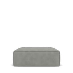 Livello Large Ottoman - Giada Textured Chenille: Jade