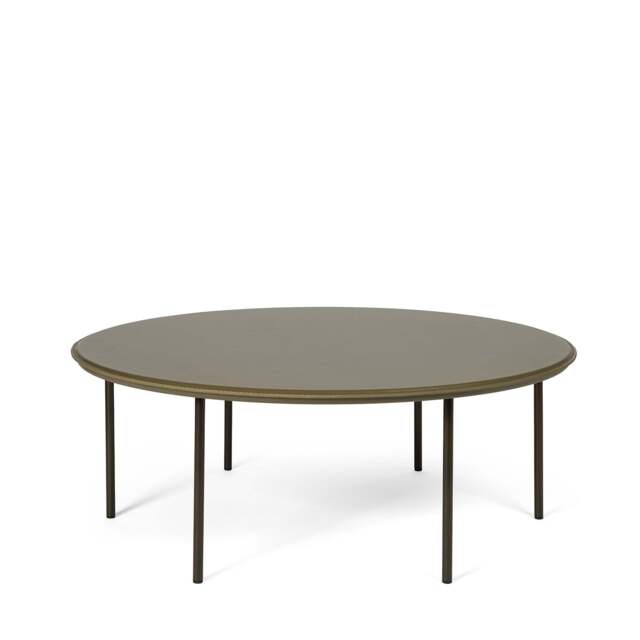 Six Leg Coffee Table Olive 90cm - image 1