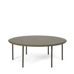 Six Leg Coffee Table Olive 90cm - thumbnail 1