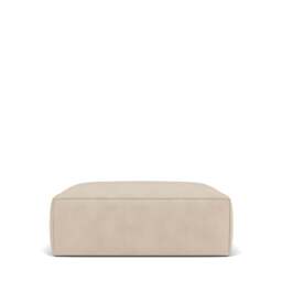 Livello Large Ottoman - Giada Textured Chenille: Almond