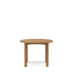Gather Dining Table Round Oak - Oak: Lacquered / 100cm / Filled