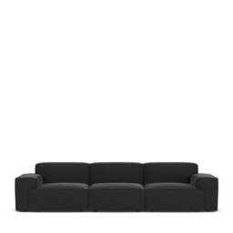 Livello 3-Seater sofa - Giada Textured Chenille: Charcoal