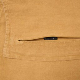 Wallis Linen Cushion Cover Ochre  59 x 59cm - thumbnail 5