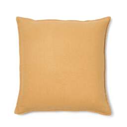Wallis Linen Cushion Cover Ochre  59 x 59cm - thumbnail 1