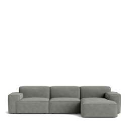 Livello Corner Sofa Right Facing - Giada Textured Chenille: Jade
