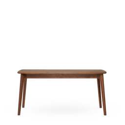 Ninety Extending Dining Table Dark Walnut 160cm