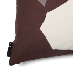 Pieces Abstract Tile Cushion Cover Aubergine 50 x 50cm - thumbnail 6