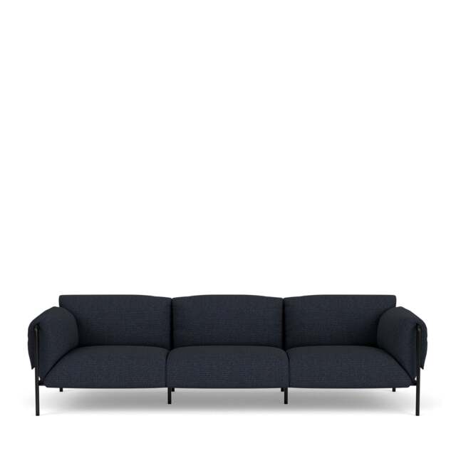 Fold Outdoor 3-Seater Sofa With Arms - Bora Bora: Indigo