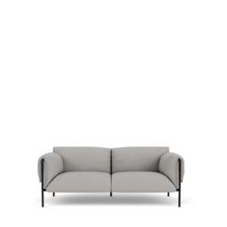 Fold Outdoor 2-Seater Sofa With Arms - Dolce: Pewter