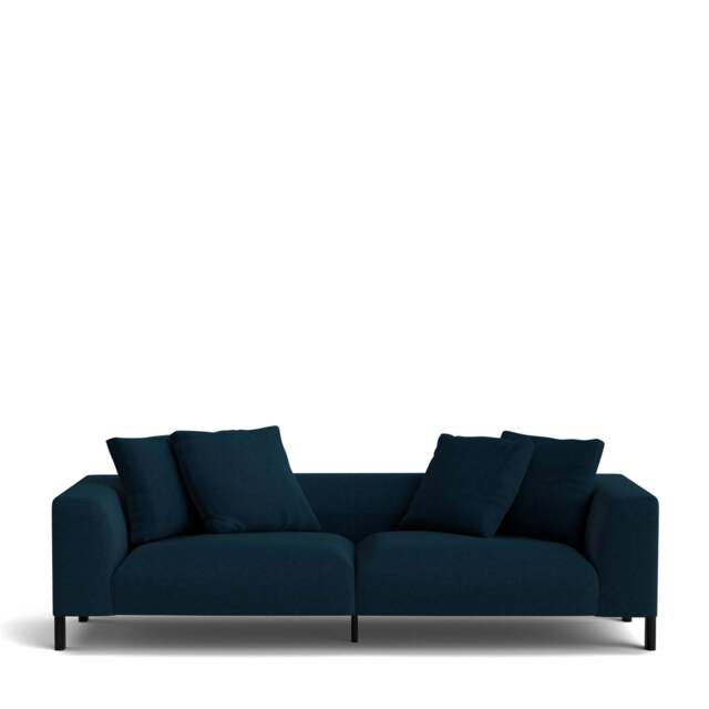 Sloan 4-Seater Sofa - Kairos Leather: Chocolate Forest