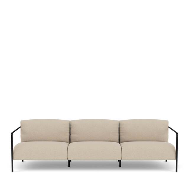 Fold Outdoor 3-Seater Sofa - Bora Bora: Sand