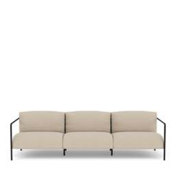 Fold Outdoor 3-Seater Sofa - Bora Bora: Sand