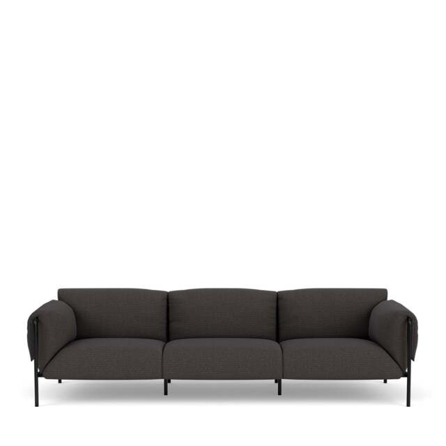 Fold Outdoor 3-Seater Sofa With Arms - image 1
