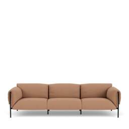 Fold Outdoor 3-Seater Sofa With Arms - thumbnail 2