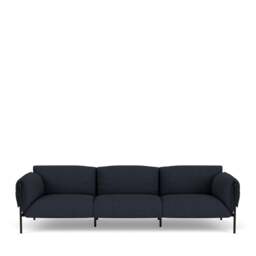 Fold Outdoor 3-Seater Sofa With Arms - thumbnail 4