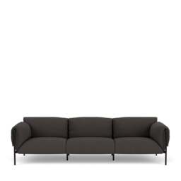 Fold Outdoor 3-Seater Sofa With Arms - thumbnail 1