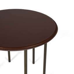 Six Leg Side Table Marron Brown 48cm - thumbnail 4