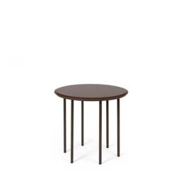 Six Leg Side Table Marron Brown 48cm - thumbnail 1