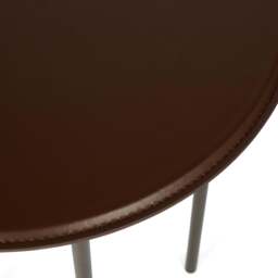 Six Leg Side Table Marron Brown 48cm - thumbnail 5