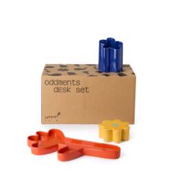 Oddments Desk Accessories Set Mango, Yellow & Ink Blue - thumbnail 6