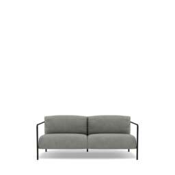 Fold Indoor 2-Seater Sofa - Giada Textured Chenille: Jade