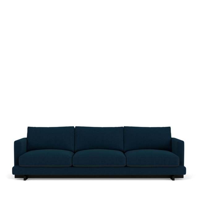 Harper 5-Seater Sofa 290cm - Lario Duro Velvet: Zaffre