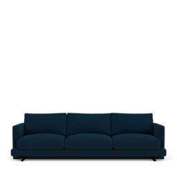 Harper 5-Seater Sofa 290cm - Lario Duro Velvet: Zaffre