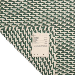 Macrame Rug Green & Cream (4 Sizes) - thumbnail 5