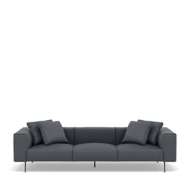 Pelham 4-Seater Sofa - Wool: Shale