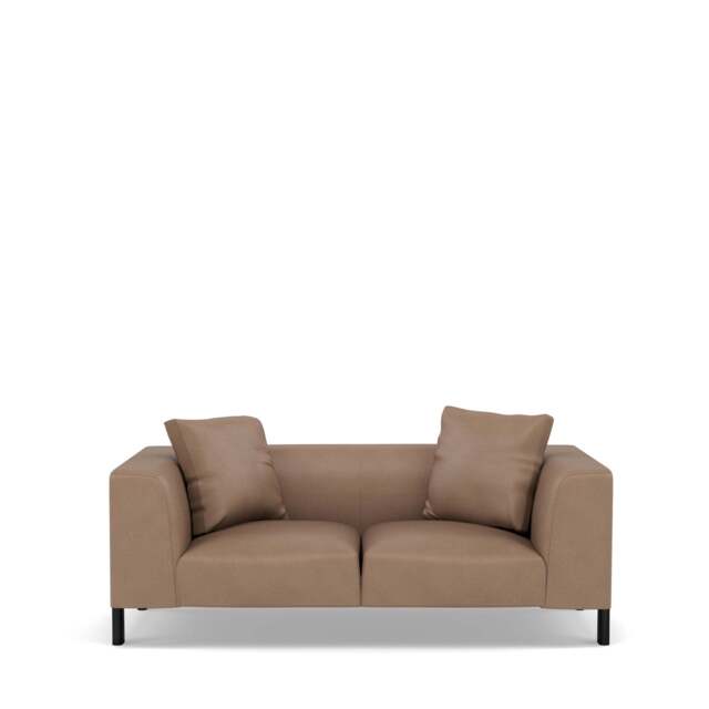 Sloan 2-Seater Sofa - Tosca Leather: Taupe
